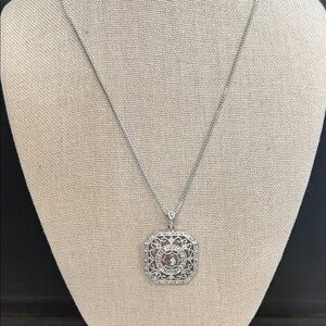 Sterling Silver Filigree Pendant